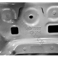  Deck Lid Крышка багажника Geely Coolray 2025